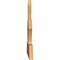 Ekena Millwork Richland Timber Gable Bracket, Western Red Cedar, 60"W x 25"H x 1 1/2"D x 5 1/2"F, 10/12 Pitch GBW060X25X0206RIC00SWR - alternate 3